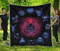 Leo And Astrological Signs Print Quilt