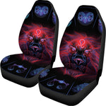 Leo And Astrological Signs Print Universal Fit Car Seat Covers