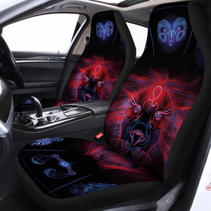 Leo And Astrological Signs Print Universal Fit Car Seat Covers