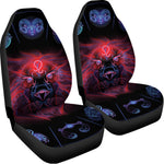 Leo And Astrological Signs Print Universal Fit Car Seat Covers