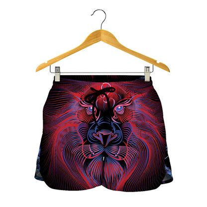 Leo And Astrological Signs Print Women's Shorts