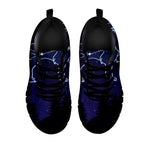 Leo Constellation Print Black Sneakers