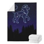 Leo Constellation Print Blanket