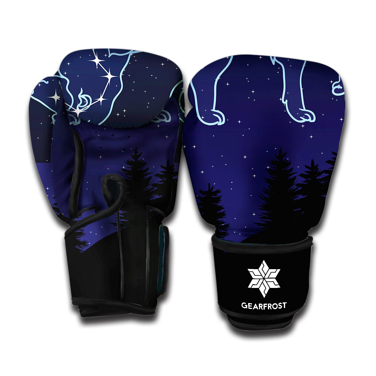 Leo Constellation Print Boxing Gloves