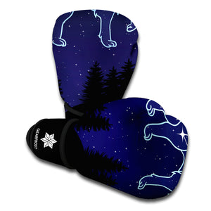 Leo Constellation Print Boxing Gloves