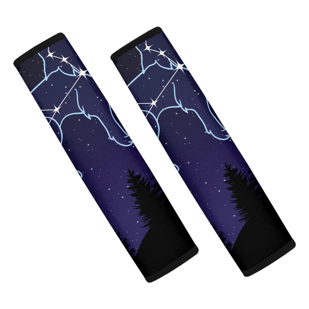 Leo Constellation Print Car Seat Belt Covers