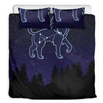 Leo Constellation Print Duvet Cover Bedding Set