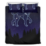 Leo Constellation Print Duvet Cover Bedding Set