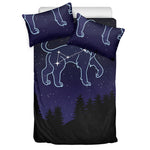 Leo Constellation Print Duvet Cover Bedding Set