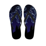 Leo Constellation Print Flip Flops