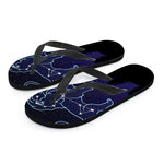 Leo Constellation Print Flip Flops