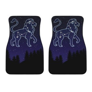 Leo Constellation Print Front Car Floor Mats