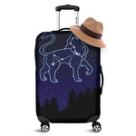 Leo Constellation Print Luggage Cover