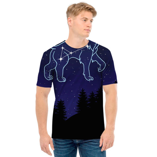 Leo Constellation Print Men's T-Shirt