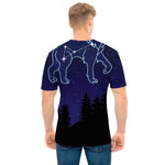 Leo Constellation Print Men's T-Shirt