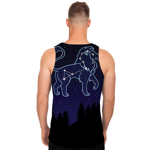 Leo Constellation Print Men's Tank Top