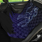 Leo Constellation Print Pet Car Back Seat Cover
