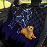 Leo Constellation Print Pet Car Back Seat Cover