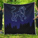 Leo Constellation Print Quilt