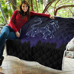 Leo Constellation Print Quilt