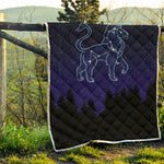 Leo Constellation Print Quilt