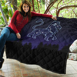 Leo Constellation Print Quilt