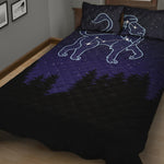Leo Constellation Print Quilt Bed Set