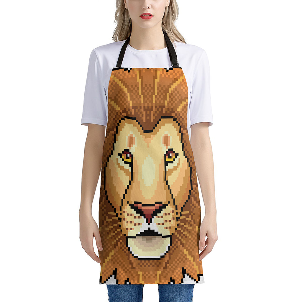 Leo Pixel Print Apron