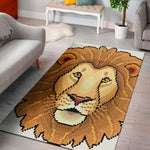 Leo Pixel Print Area Rug