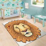 Leo Pixel Print Area Rug