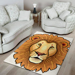 Leo Pixel Print Area Rug