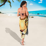 Leo Pixel Print Beach Sarong Wrap
