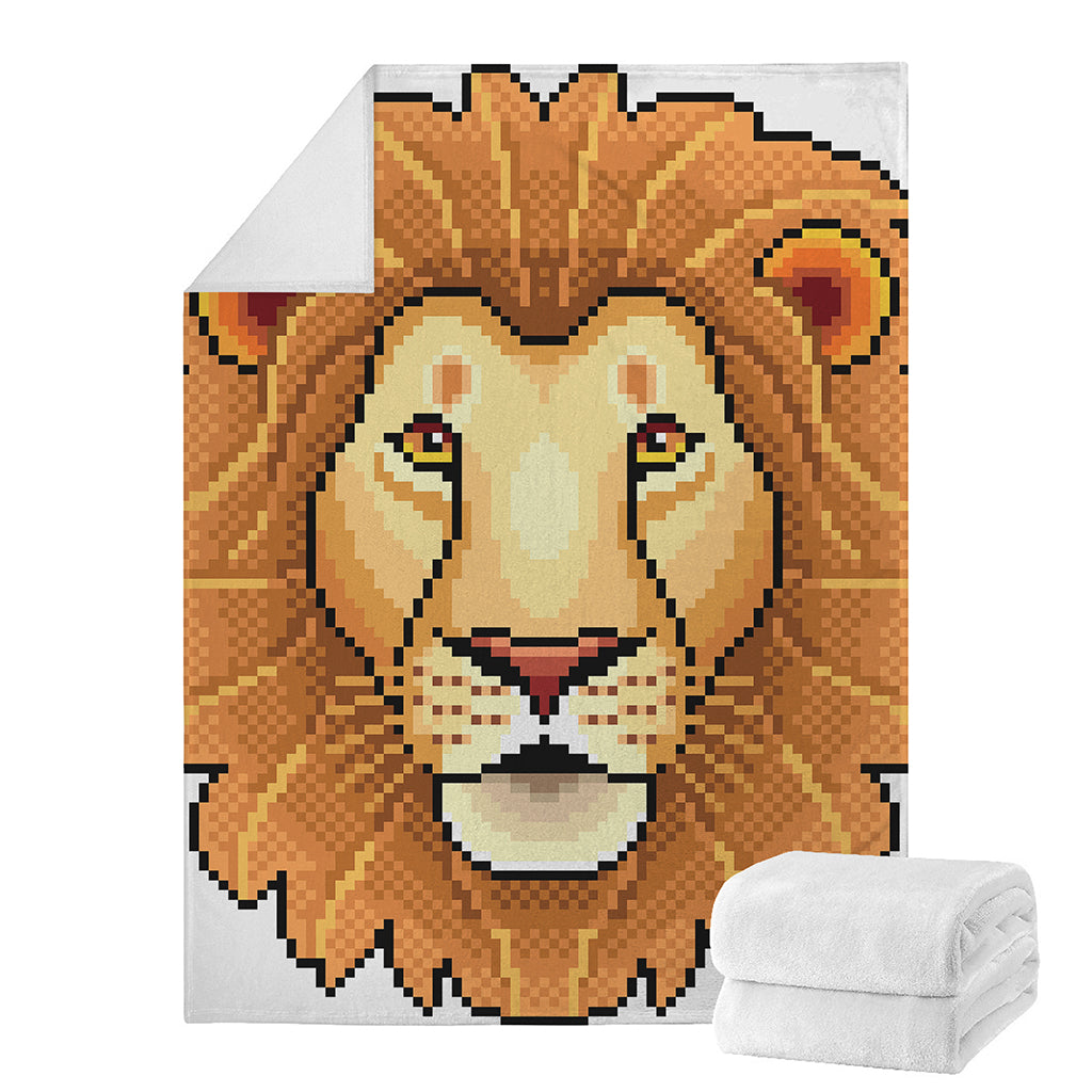 Leo Pixel Print Blanket