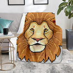 Leo Pixel Print Blanket