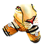 Leo Pixel Print Boxing Gloves