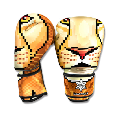 Leo Pixel Print Boxing Gloves