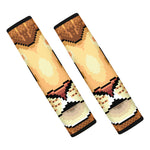 Leo Pixel Print Car Seat Belt Covers
