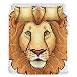 Leo Pixel Print Duvet Cover Bedding Set