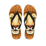Leo Pixel Print Flip Flops