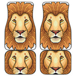 Leo Pixel Print Front and Back Car Floor Mats