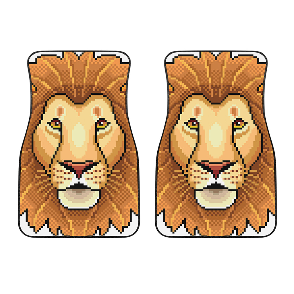 Leo Pixel Print Front Car Floor Mats