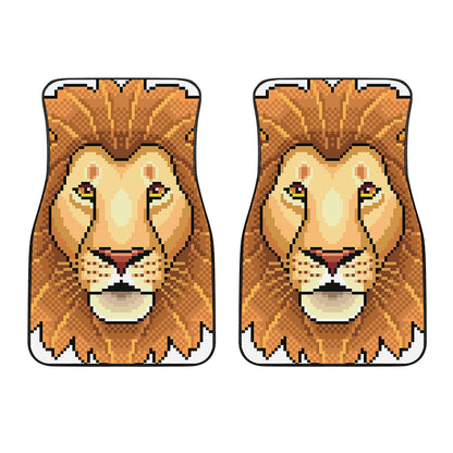 Leo Pixel Print Front Car Floor Mats