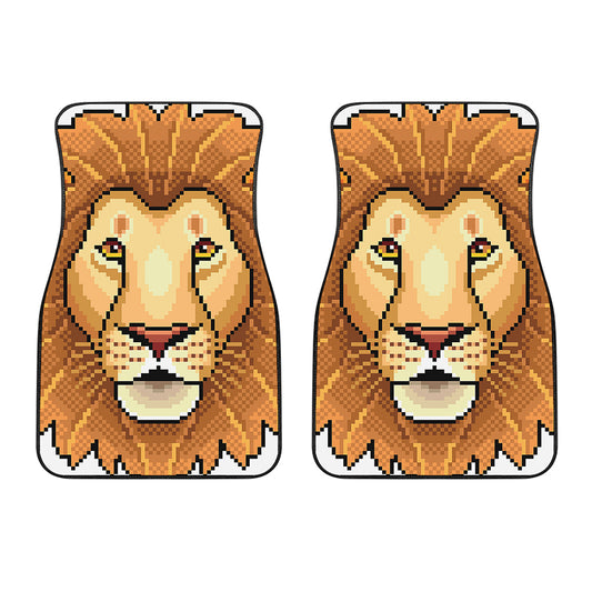 Leo Pixel Print Front Car Floor Mats