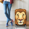 Leo Pixel Print Luggage Cover