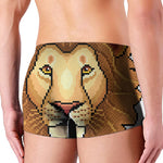 Leo Pixel Print Men's Boxer Briefs