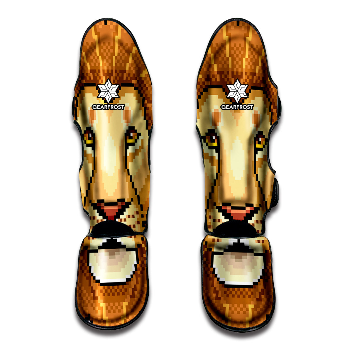 Leo Pixel Print Muay Thai Shin Guard