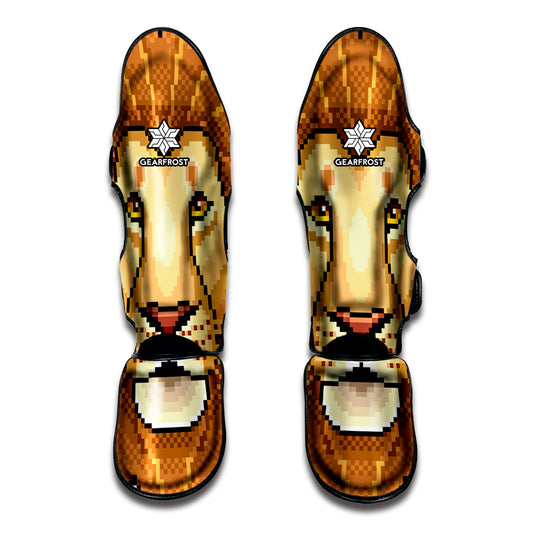 Leo Pixel Print Muay Thai Shin Guard