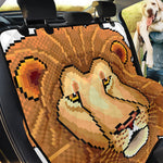 Leo Pixel Print Pet Car Back Seat Cover