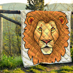 Leo Pixel Print Quilt