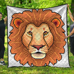 Leo Pixel Print Quilt